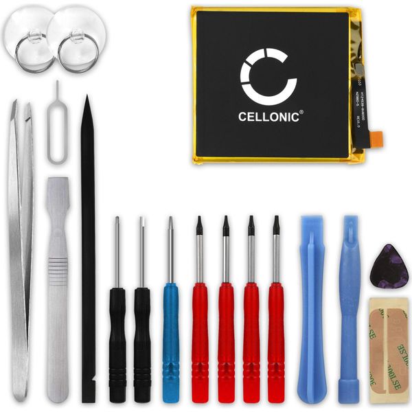 Cellonic Set Batteria Di Ricambio V636468P 4100Mah + Cacciaviti E Strumenti Compatibile Con Blackview BV8000 Sostituzione Per Smartphone-image