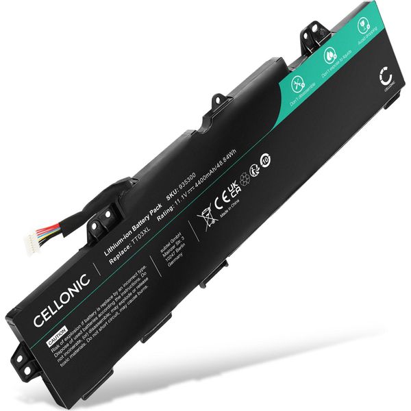 Cellonic Batteria Compatibile Con Hp Elitebook 850 G5, 850 G6, 755 G5, Zbook 15U G5, TT03XL, 3RS08UT, TT03056XL 4400Mah 11.1V-image