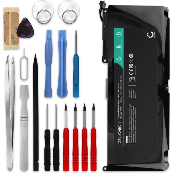 Subtel Batteria Di Ricambio Per Macbook 13 - A1342 (Late 2009 / Mid 2010) 5300Mah Laptop Battery A1331 + Set Di Strumento Per Pc Portatile Notebook-image