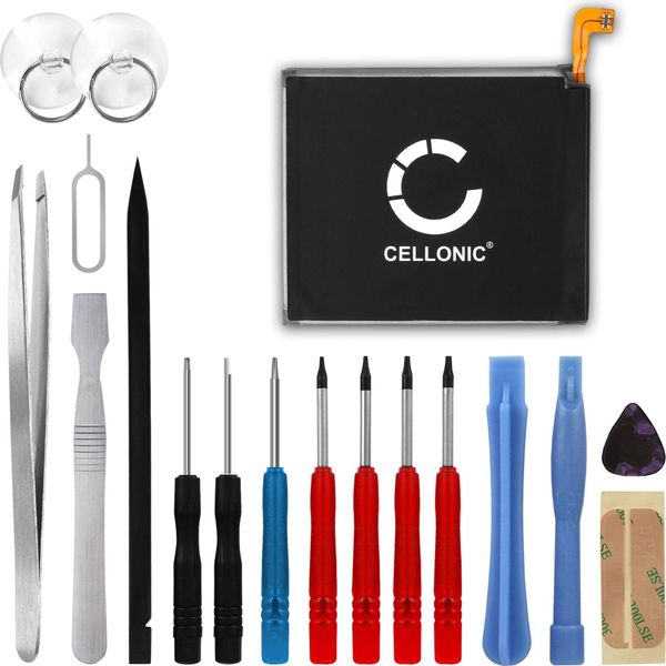 Cellonic Set Batteria Di Ricambio EB-BG988ABY 4900Mah + Cacciaviti E Strumenti Compatibile Con Samsung Galaxy S20 Ultra (SM-G988) Sostituzione Per Smartphone-image