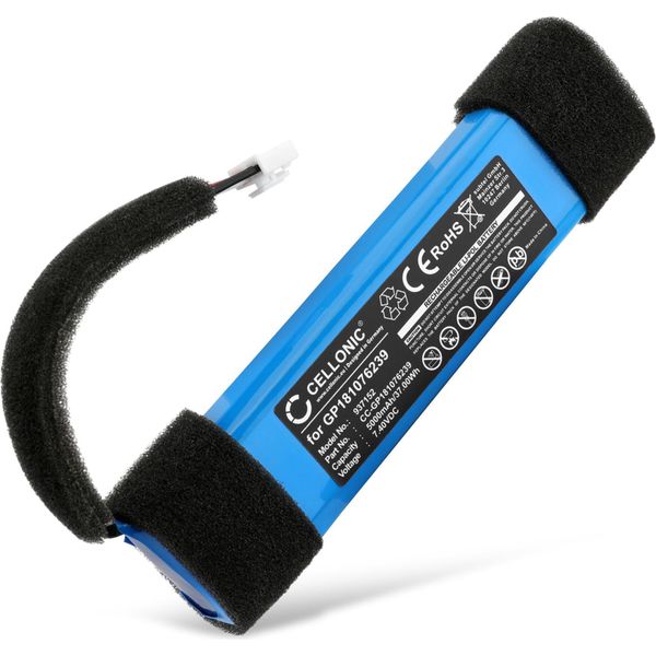 Cellonic, Batteria Per Altoparlante Compatibile Con Jbl Xtreme Special Edition (5000Mah, 7.4V) Batteria Di Ricambio GP181076239-image