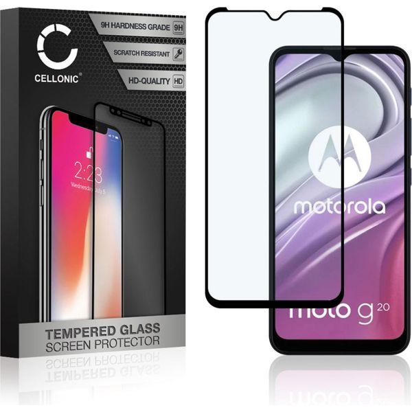 Vetro Temperato 9H Cellonic Compatibile Con Motorola Moto G20 / Moto G50 (3D Full Cover 9H, Screen Protector Glass Pellicola Protettiva Per Telefono Smartphone-image