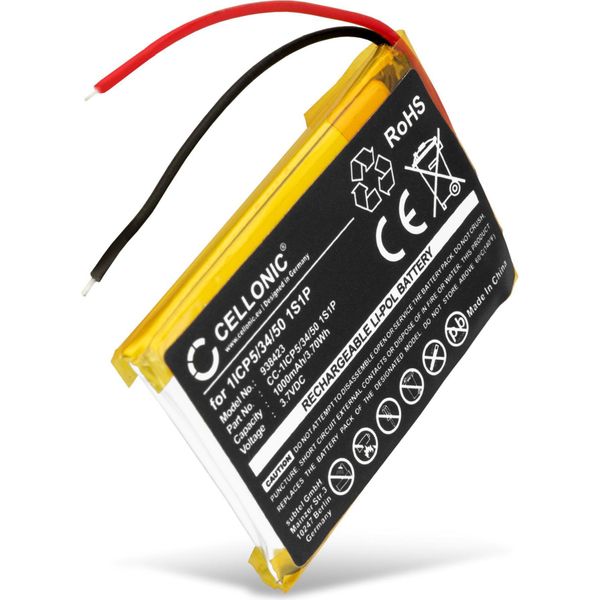 Cellonic, Batteria Per Telecomandi Compatibile Con Wacom Express Key Remote, ACK411050 (1000Mah, 3.7V)-image
