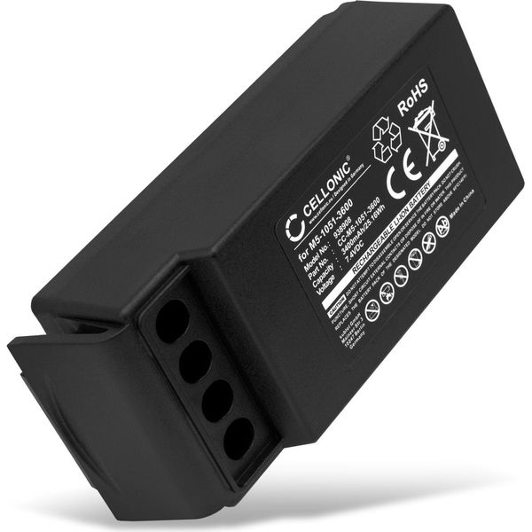Cellonic, Batteria Per Telecomandi Compatibile Con Cavotec M9-1051-3600 Ex, MC-3, MC-3000 (3400Mah, 7.4V)-image