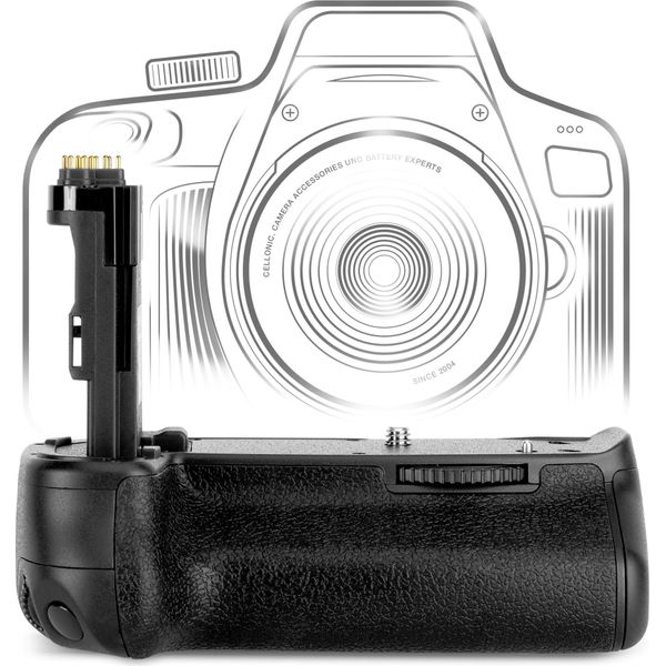 Cellonic Impugnatura BG-E13 Compatibile Con Battery Grip Per Fotocamera Fotografia Verticale Multifunzione Portabatterie LP-E6-image