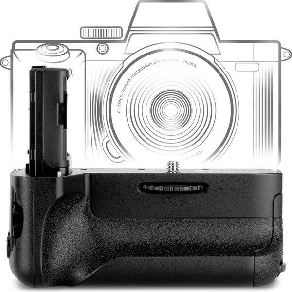 Cellonic Impugnatura VG-C2EM Compatibile Con Sony Alpha A7 Ii, 7R Ii, Battery Grip Per Fotocamera Fotografia Verticale Multifunzione Portabatterie NP-FW50-image