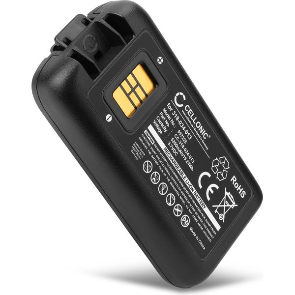 Cellonic, Batteria Per Lettore Codice A Barre Compatibile Con Honeywell Dolphin CK65, CK75, CK3X (5200Mah, 3.7V) 1X-image