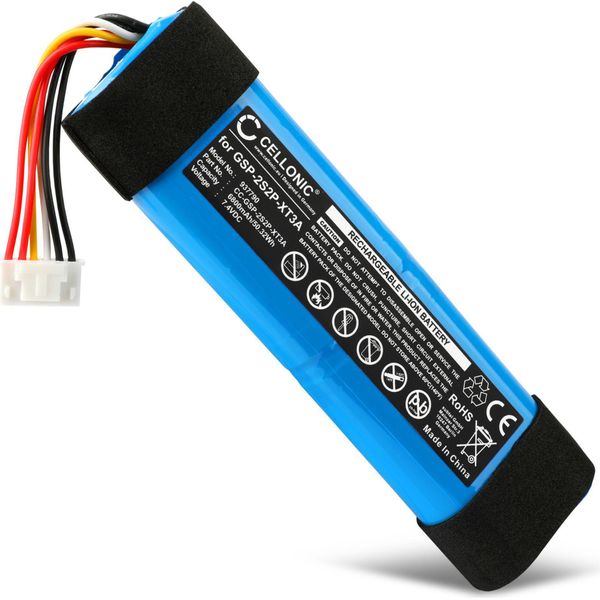 Cellonic, Batteria Per Altoparlante Compatibile Con Jbl Xtreme 3 (6800Mah, 7.4V) Batteria Di Ricambio GSP-2S2P-XT3A-image
