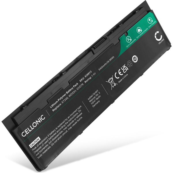Subtel Batteria Di Ricambio Per Dell Latitude E7240 / Latitude E7250 / Latitude 12 7000 5400Mah Laptop Battery VFV59, WD52H, W57CV Per Pc Portatile Notebook-image