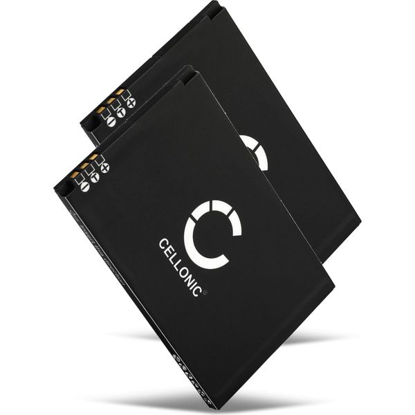 Cellonic 2X Batteria AK-V25 Compatibile Con Emporia Pure / Emporia Euphoria Ricambio Da 1050Mah Sostituzione Per Smartphone Telefono Cellulare-image