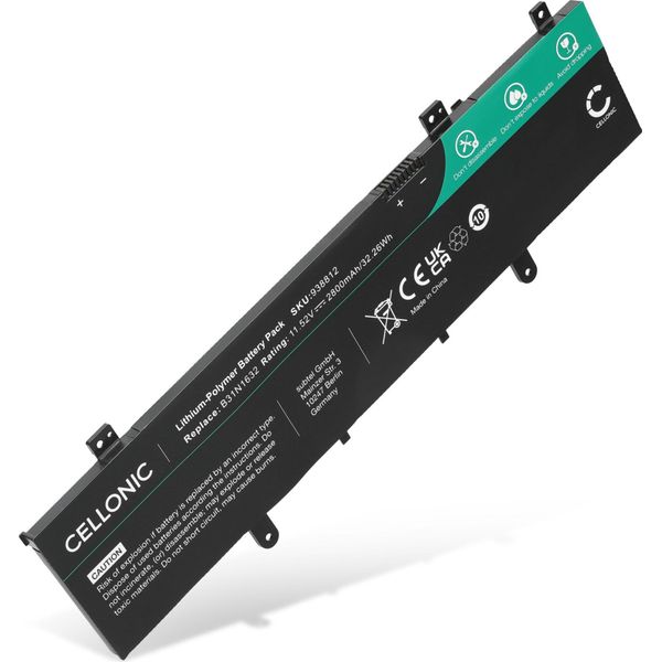Subtel Batteria Di Ricambio Per Asus Vivobook 14 / Zenbook X405 / X405U / X405UA 2800Mah Laptop Battery B31N1632 Per Pc Portatile Notebook-image