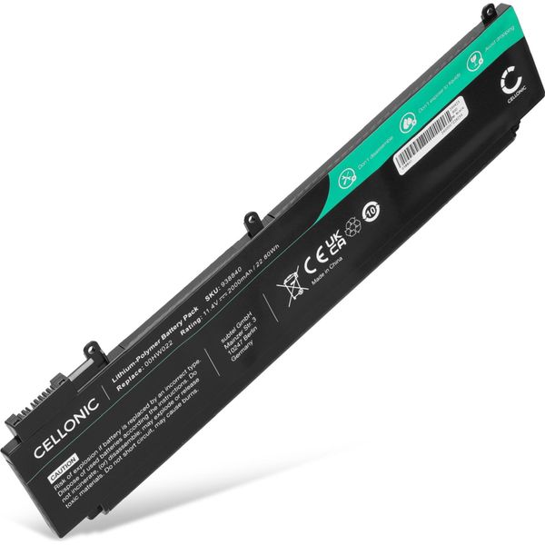 1X Cellonic Batteria Compatibile Con Lenovo Thinkpad T470S, Thinkpad T460S, 00HW022, SB10F46460, SB10F46461 2000Mah 11.4V-image