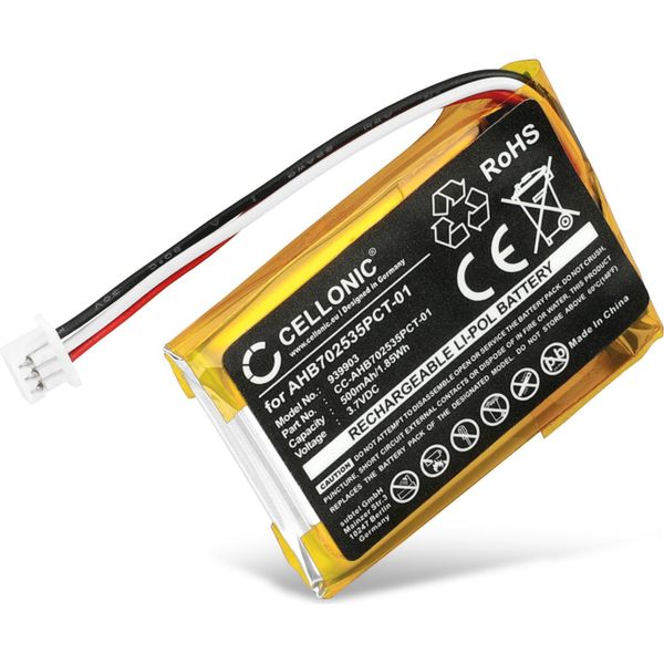 Cellonic, Batteria Per Cuffie Compatibile Con Sennheiser Momentum 3 Wireless, Momentum True Wireless 2, Momentum True Wireless (500Mah, 3.7V) Batteria Di Ricambio AHB702535PCT-01-image