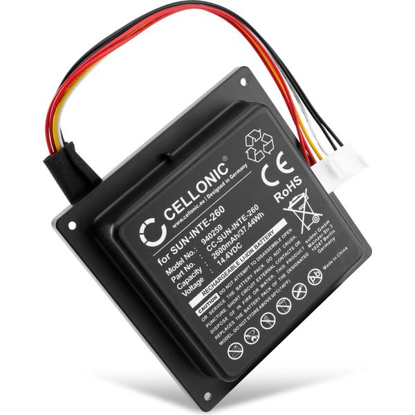 Cellonic, Batteria Per Altoparlante Compatibile Con Jbl Partybox 100 (2600Mah, 14.4V) Batteria Di Ricambio SUN-INTE-260-image