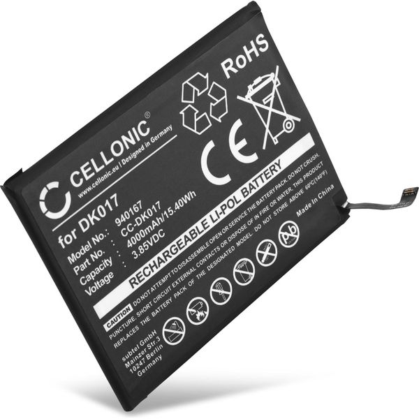 Cellonic Batteria DK017 Compatibile Con Blackview A80 Pro Ricambio Da 4000Mah Sostituzione Per Smartphone Telefono Cellulare-image