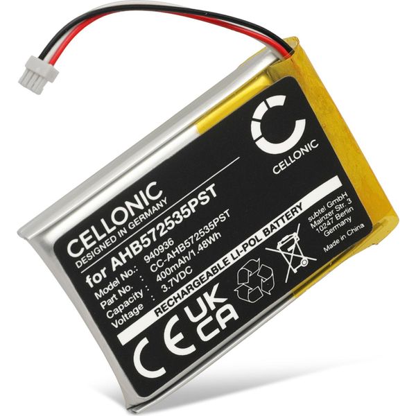 Cellonic, Batteria Per Cuffie Compatibile Con Jabra Evolve 75 (400Mah, 3.7V) Batteria Di Ricambio AHB572535PST-image