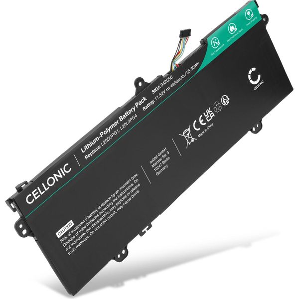 Cellonic Batteria Sostitutiva Lenovo 14W Gen 2 Per Portatile Laptop, Capacità: 4800Mah 11.52V-image