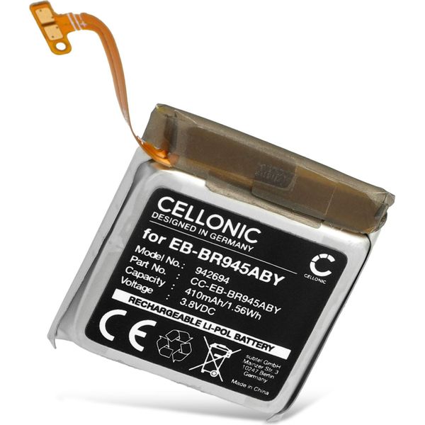 Cellonic, Batteria Per Smartwatch E Braccialetto Fitness Compatibile Con Samsung Galaxy Watch 6 - 44Mm (410Mah, 3.8V) Batteria Di Ricambio EB-BR945ABY-image