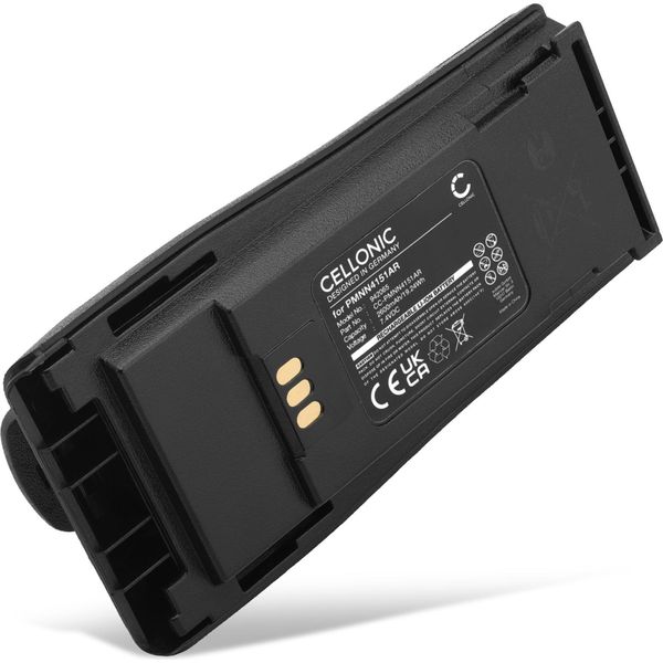 Cellonic, Batteria Per Ricetrasmettitore Compatibile Con Motorola CP040, DP1400, PMNN4253AR, PMNN4251 (7.4V, 2600Mah)-image