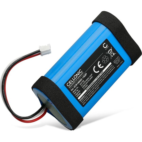 Cellonic, Batteria Per Altoparlante Compatibile Con Philips BT6000 (5200Mah, 3.7V) Batteria Di Ricambio ICR18650-1S2P-image