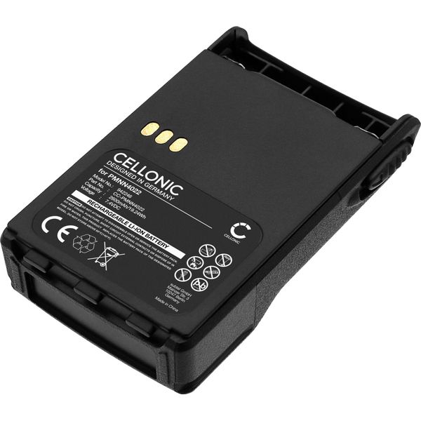 Cellonic, Batteria Per Walkie-Talkie Compatibile Con Motorola GP344, GP388, GP688 (2600Mah, 7.4V)-image