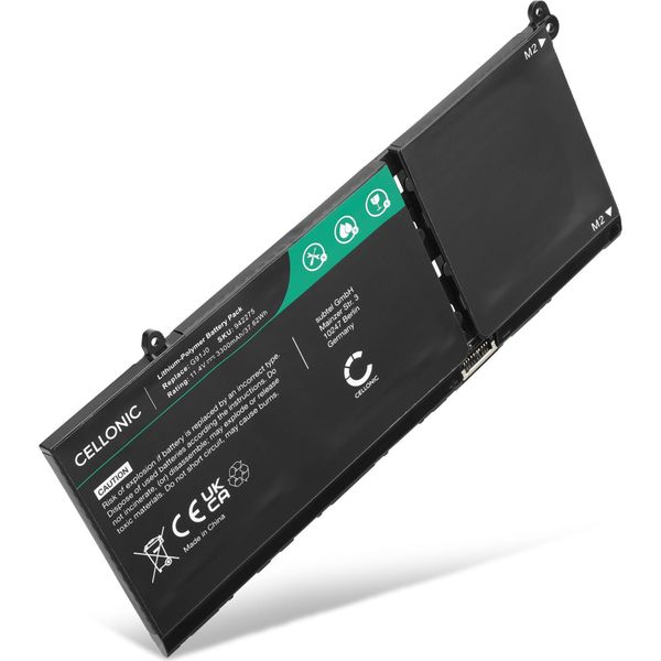 Cellonic Batteria Compatibile Con Dell Latitude 3520, 3420, 3320 | Inspiron 15 3511, 14 Plus 7420, 3511 | Vostro 3510, 3525, 5620 | Dell G91J0, MVK11 3300Mah 11.4V-image