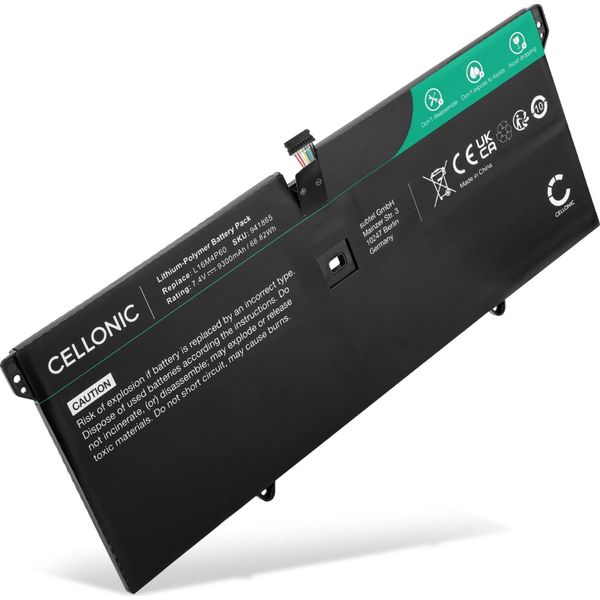 Cellonic Batteria Compatibile Con Lenovo Yoga 920-13IKB 9300Mah 7.4V Ricambio Per Portatili, Notebook, Laptop-image