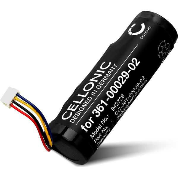 Cellonic, Batteria Per Collare Per Animali Compatibile Con Garmin Alpha 100, T5 Gps, DC50 Dog Tracking Collar (3400Mah, 3.7V) Batteria Di Ricambio 361-00029-02-image