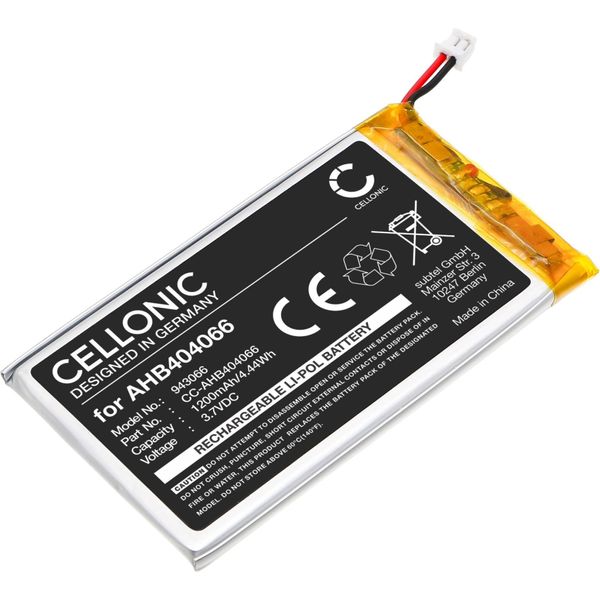 Cellonic, Batteria Per Telecomandi Compatibile Con Control4 Neeo NE-RMT (1200Mah, 3.7V)-image