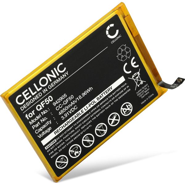 Cellonic Batteria Compatibile Con Motorola Moto G34 - G24 - G24 Power - G04 - XT2421 4850Mah 3.91V Ricambio Per Telefono Cellulare Smartphone-image