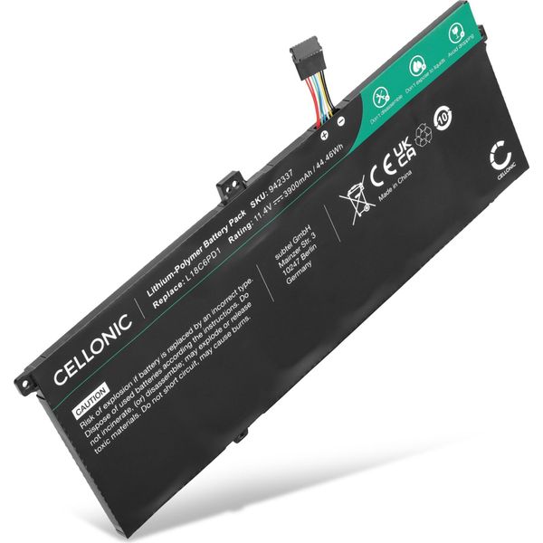 Cellonic Batteria Compatibile Con Lenovo Thinkpad X13 Gen 1, X390, X395 3900Mah 11.4V Ricambio Per Portatili, Notebook, Laptop-image