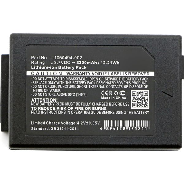 Cellonic, Batteria Per Lettore Codice A Barre Compatibile Con Pantone 7527C Compatibile Con Motorola Workabout Pro 4 Compatibile Con Zebra Workabout Pro 4 (3300Mah, 3.7V)-image