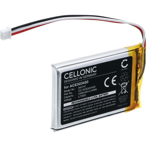 Cellonic, Batteria Per Cuffie Compatibile Con Fodsports M1S Pro (800Mah, 3.7V) 1X Batteria Di Ricambio LFT802540-image