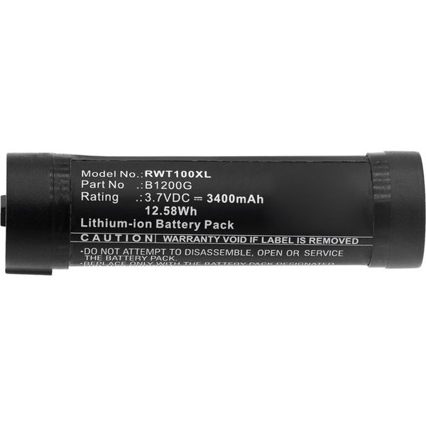 Cellonic, Batteria Per Cuffie Compatibile Con Realwear B1200G, Commwear HMT-1 (3400Mah, 3.7V) Batteria Di Ricambio B1200G-image