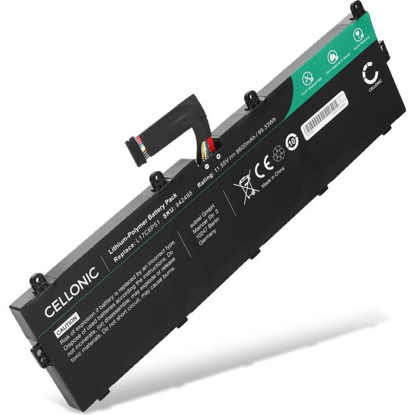 Cellonic Batteria Compatibile Con Lenovo Thinkpad P72, Thinkpad P73 9300Mah 11.55V Ricambio Per Portatili, Notebook, Laptop-image
