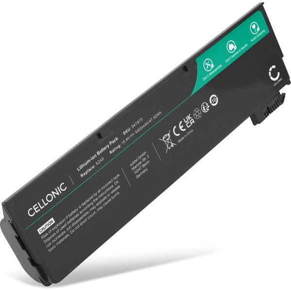 1X Cellonic Batteria Compatibile Con Lenovo Thinkpad X240, X250, X260, X270, L450, L460, T440, T440S, T450, T450S, T460 4400Mah 10.8V-image