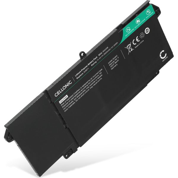 Cellonic Batteria Compatibile Con Dell Latitude 7420, 7320, 7520, 13 5320, 7320 2-In-1, Dell 7FMXV, 4M1JN, 9JM71 3600Mah 11.4V-image