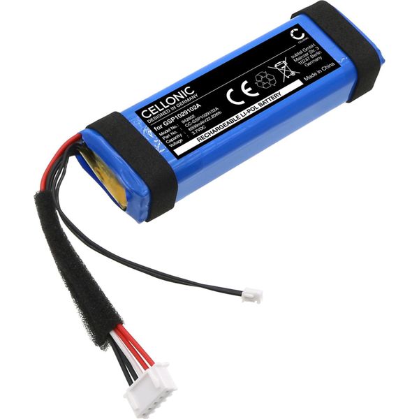 Cellonic, Batteria Per Altoparlante Compatibile Con Jbl Charge Essential 1 (6000Mah, 3.7V) Batteria Di Ricambio GSP1029102A-image