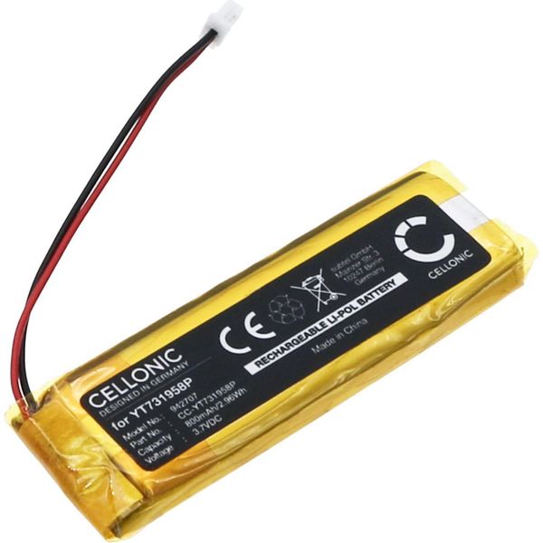 Cellonic, Batteria Per Cuffie Compatibile Con Sena 50R V1 (800Mah, 3.7V) Batteria Di Ricambio YT731958P-image