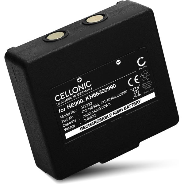 Cellonic, Batteria Per Telecomandi Compatibile Con Hetronic NOVA-GR, NOVA-L, NOVA-XL (2500Mah, 3.6V)-image
