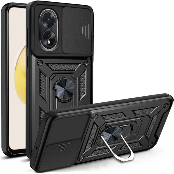 Custodia Camshield Pro Per Oppo A38 4G Nero-image