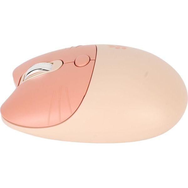 2.4G Cat Wireless Mouse Mute Usb Receiver Cute Portable 3 Levels Dpi Mouse Per M3 Laptop Computor Milk Tea Color-image