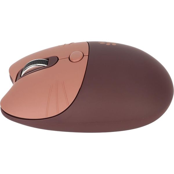 2.4G Cat Wireless Mouse Mute Usb Receiver Cute Portable 3 Levels Dpi Mouse Per M3 Laptop Computor Brown-image