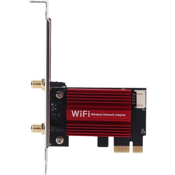 7260AC Pro Pcie Wifi Card 1200Mbps 2.4G 5G Dual Band BT4.0 Pcie Wireless Network Card Con 2 10Dbi Gain Per Windows 7 8 10 11-image
