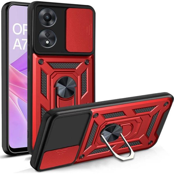 Custodia Camshield Pro Per Oppo A78 - Rosso-image