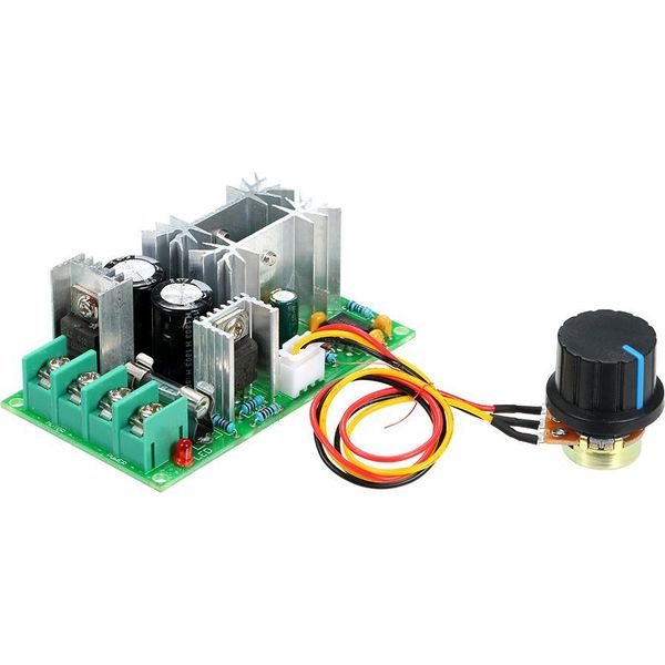 Regolatore Di Velocità Del Motore Di Dc 12V 24V 36V 48V 20A Regolatore Di Velocità Pwm 0~100% Regolabile-image