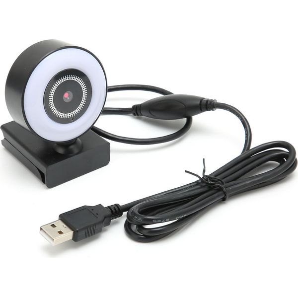 Webcam 1080P Hd 30FPS USB2.0 Computer Camera Microfono Incorporato Per Videoconferenze Trasmissioni Web Live-image