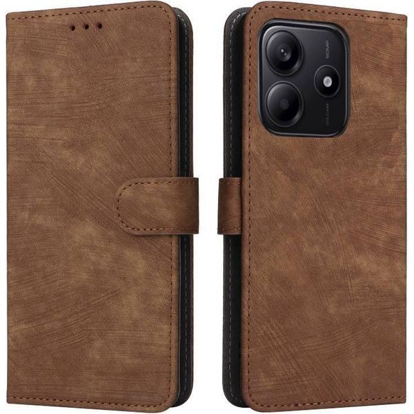 Custodia Rfid Per Portafoglio Xiaomi Redmi Note 14 5G Marrone-image