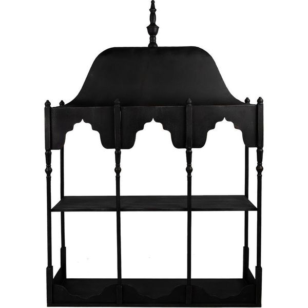 Clayre & Eef Mensola A Muro 102X25X157 Cm In Metallo Nero-image