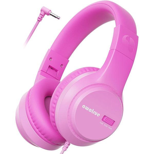 Cuffie Per Bambini, Cuffie Per Bambini Con Volume Sicuro Da 74/85/94 Db Con Cavo, Suono Stereo, Pieghevoli, Jack Da 3,5 Mm Per Cuffie Per Bambini Over Ear-image